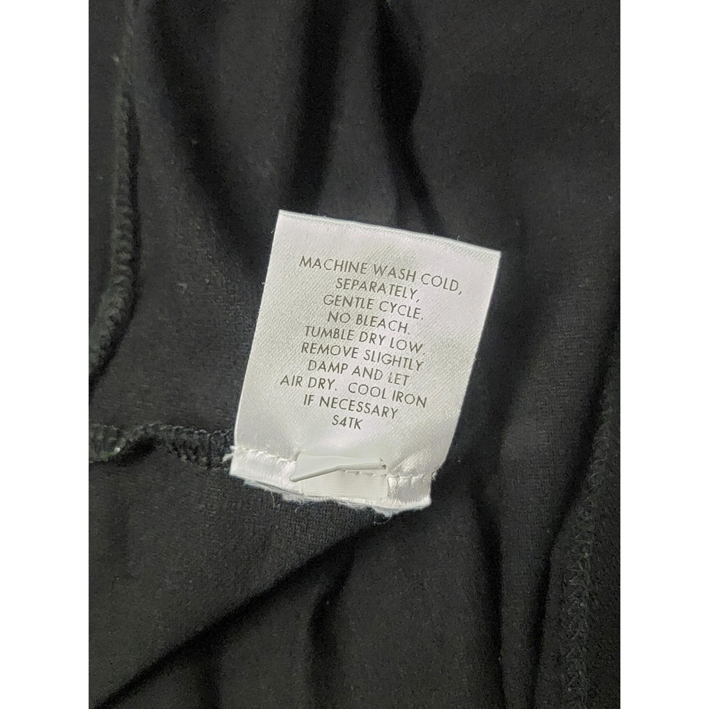 Eileen Fisher Pants Womens XL Black Crop Stretch Crepe Viscose Nylon Pull On‎ - Picture 8 of 9